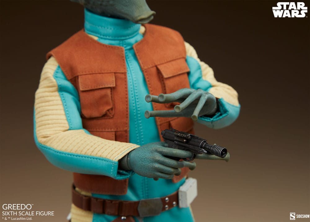 Star Wars Scum & Villainy Actionfigur 1/6 Greedo 30 cm - Versand: 5-7 Tage nach Bestellung