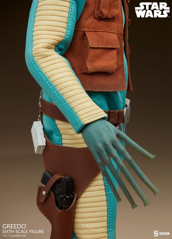 Star Wars Scum & Villainy Actionfigur 1/6 Greedo 30 cm - Versand: 5-7 Tage nach Bestellung