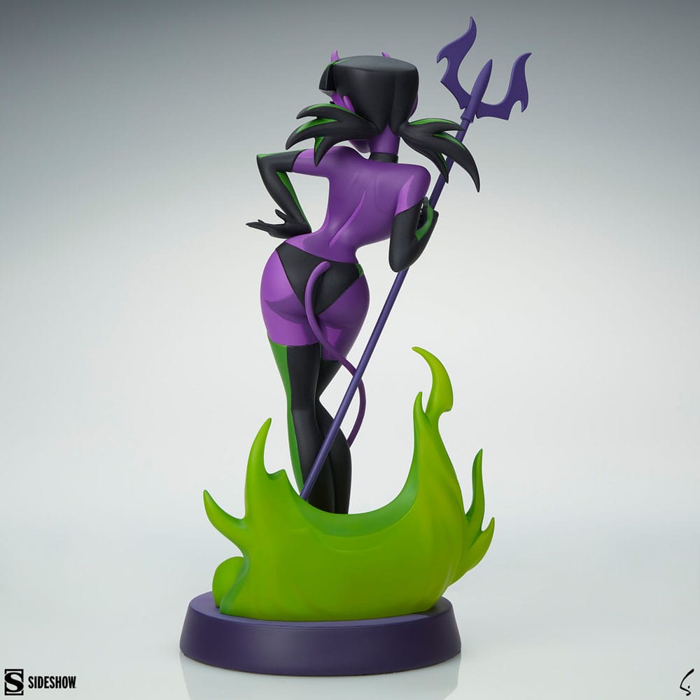 Original Artist Series Statue Devil Girl (Purple and Green Variant) 30 cm - Versand: 5-7 Tage nach Bestellung