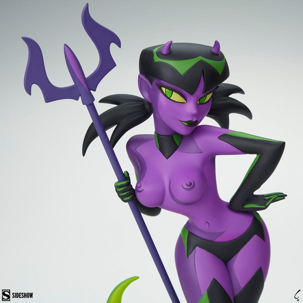 Original Artist Series Statue Devil Girl (Purple and Green Variant) 30 cm - Versand: 5-7 Tage nach Bestellung