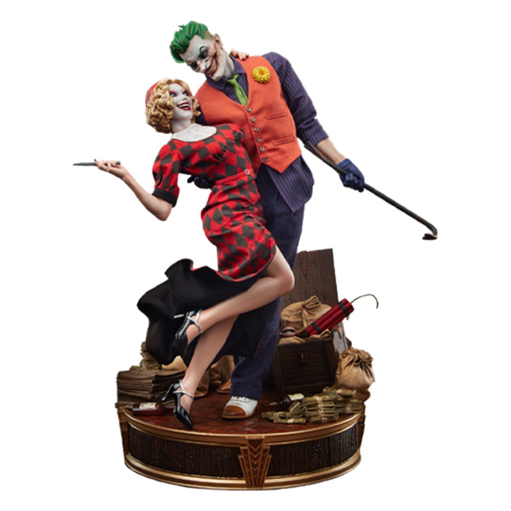 DC Comics Mythos Statue 1/5 The Joker and Harley Quinn: Lawless Love 41 cm - Versand: 5-7 Tage nach Bestellung