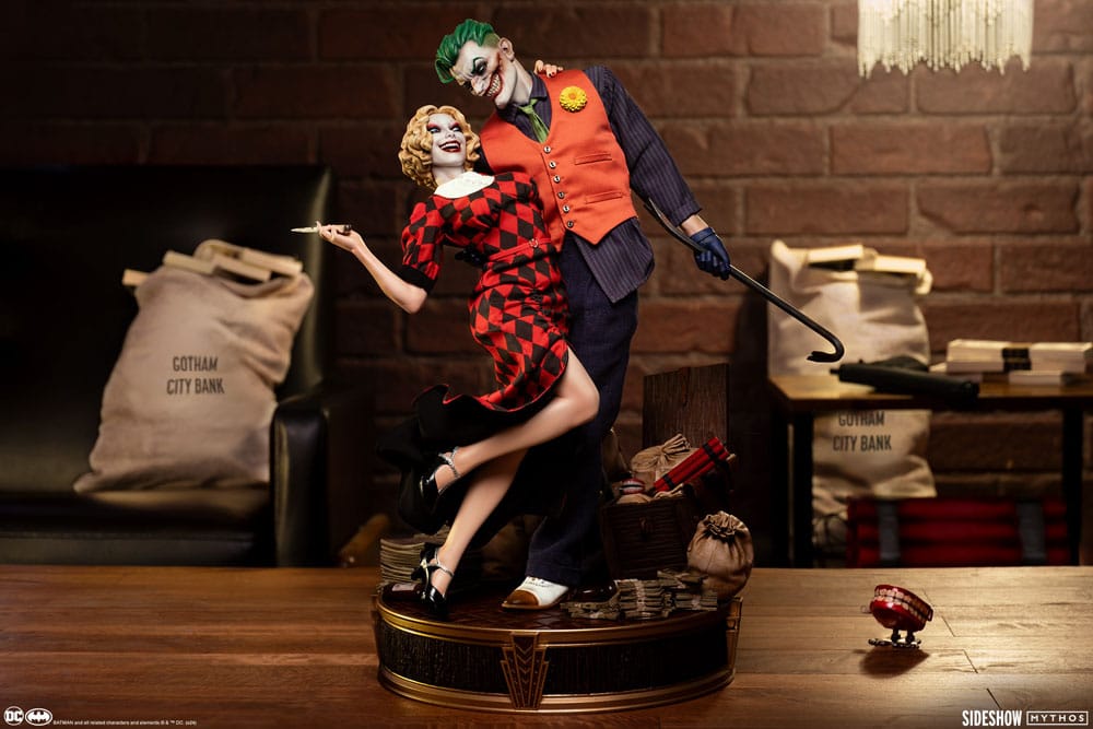 DC Comics Mythos Statue 1/5 The Joker and Harley Quinn: Lawless Love 41 cm - Versand: 5-7 Tage nach Bestellung