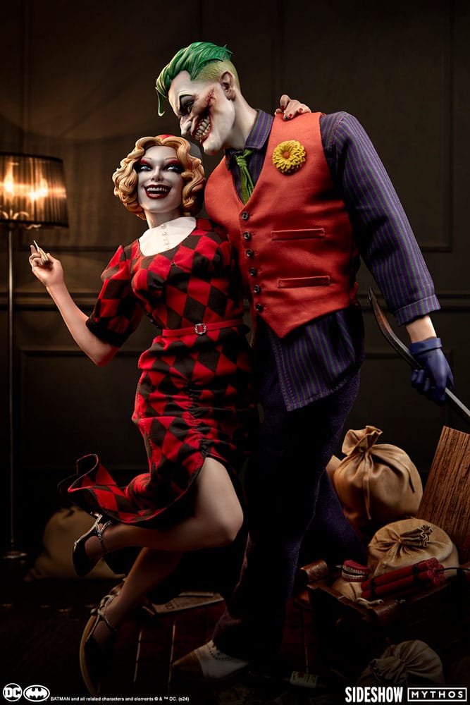 DC Comics Mythos Statue 1/5 The Joker and Harley Quinn: Lawless Love 41 cm - Versand: 5-7 Tage nach Bestellung