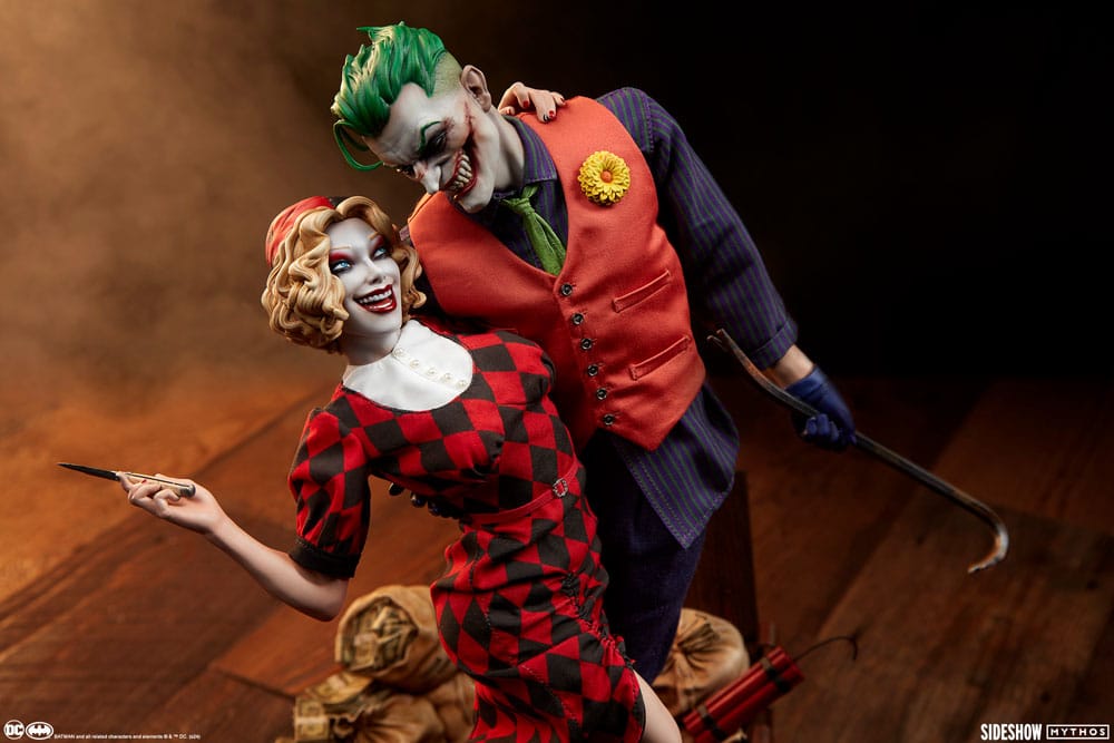 DC Comics Mythos Statue 1/5 The Joker and Harley Quinn: Lawless Love 41 cm - Versand: 5-7 Tage nach Bestellung