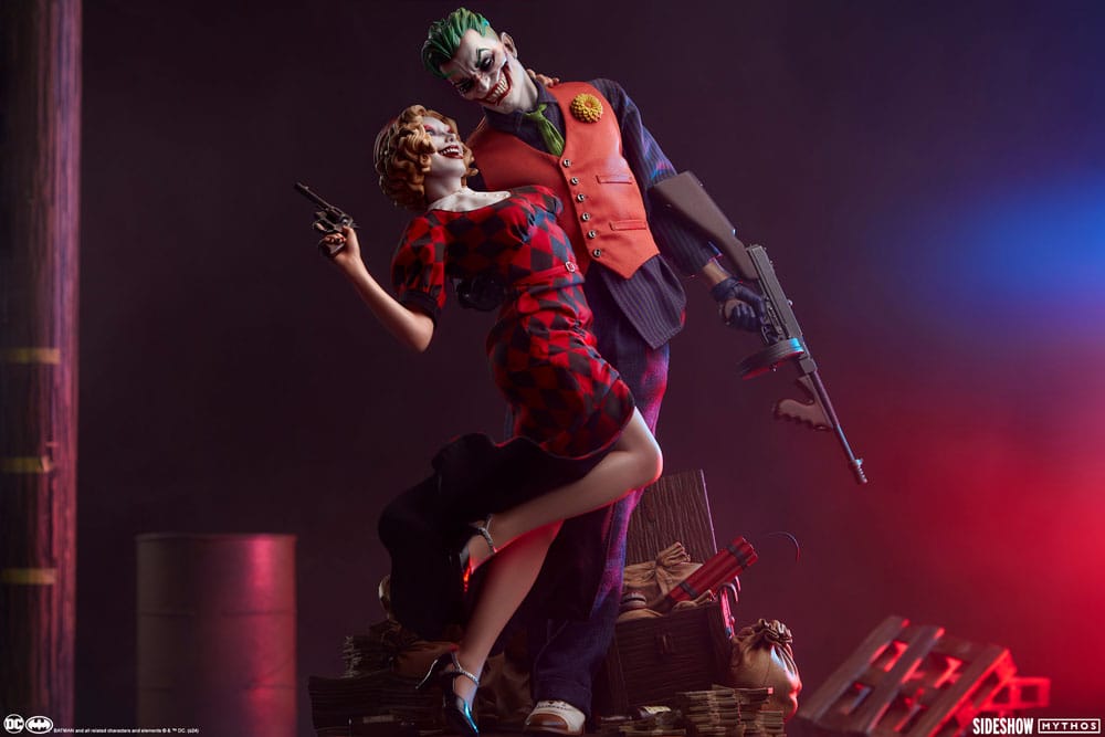 DC Comics Mythos Statue 1/5 The Joker and Harley Quinn: Lawless Love 41 cm - Versand: 5-7 Tage nach Bestellung