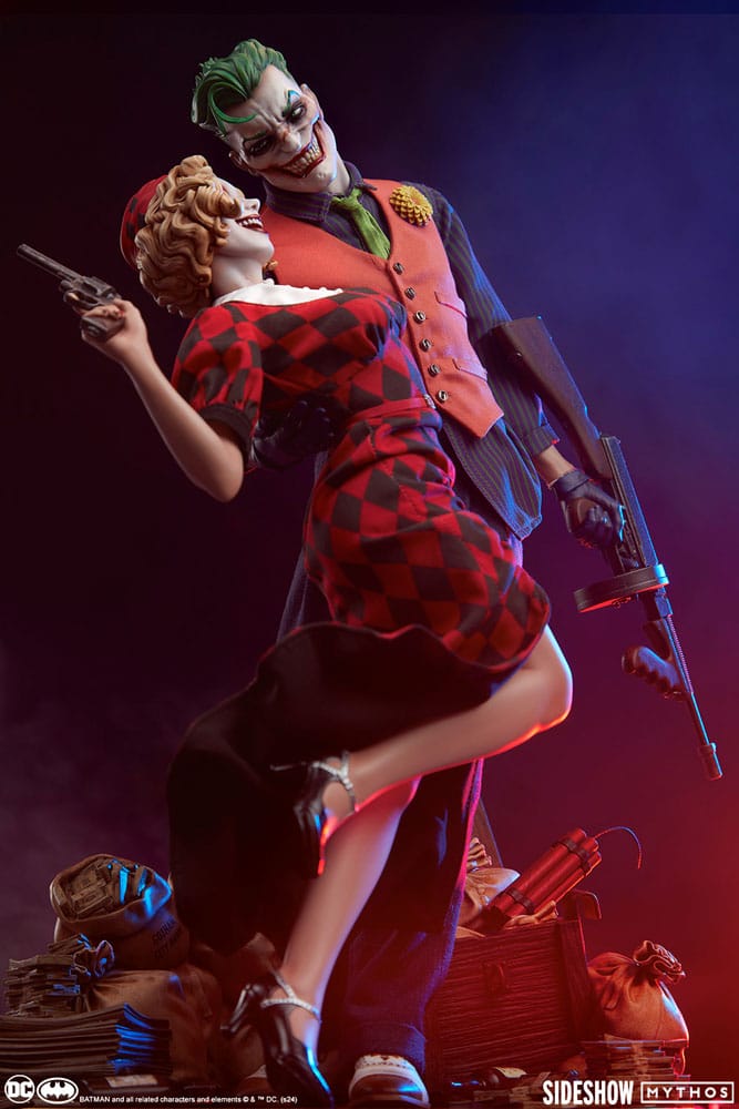 DC Comics Mythos Statue 1/5 The Joker and Harley Quinn: Lawless Love 41 cm - Versand: 5-7 Tage nach Bestellung