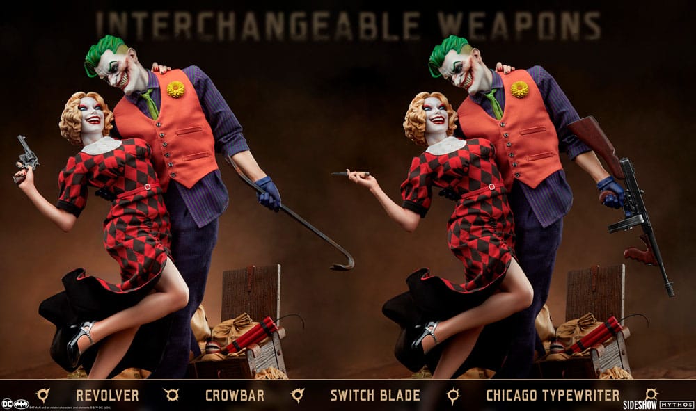 DC Comics Mythos Statue 1/5 The Joker and Harley Quinn: Lawless Love 41 cm - Versand: 5-7 Tage nach Bestellung