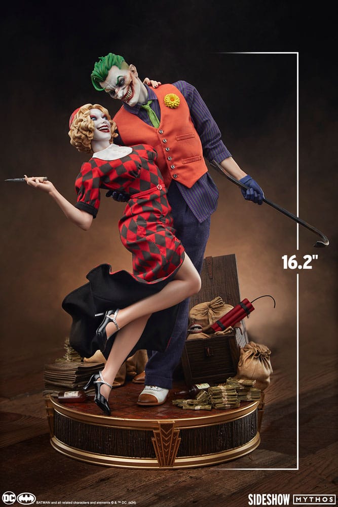 DC Comics Mythos Statue 1/5 The Joker and Harley Quinn: Lawless Love 41 cm - Versand: 5-7 Tage nach Bestellung