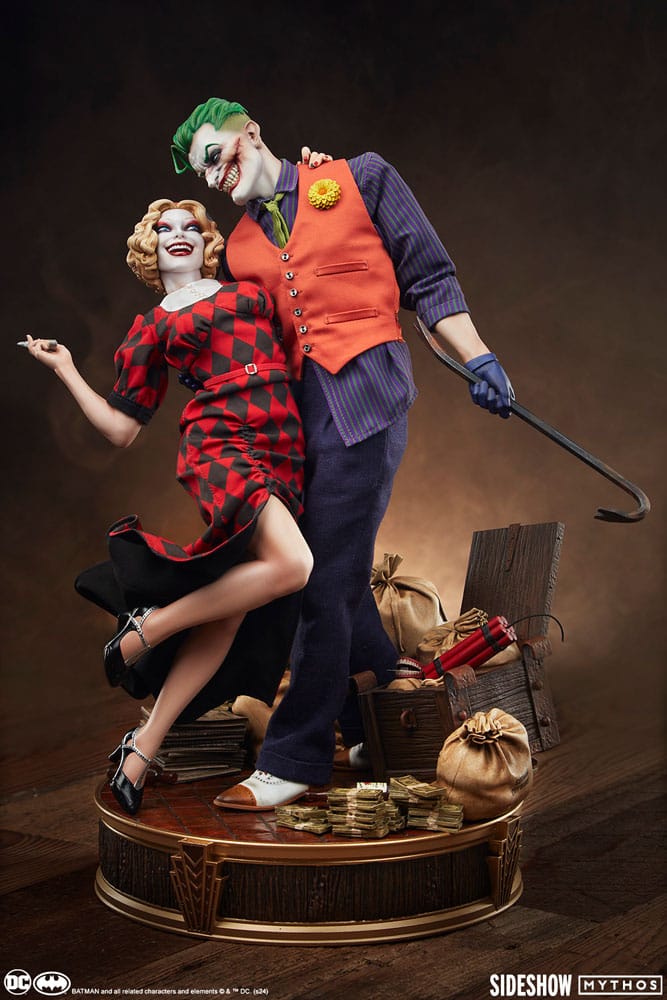 DC Comics Mythos Statue 1/5 The Joker and Harley Quinn: Lawless Love 41 cm - Versand: 5-7 Tage nach Bestellung