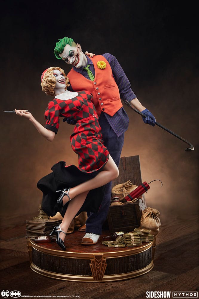 DC Comics Mythos Statue 1/5 The Joker and Harley Quinn: Lawless Love 41 cm - Versand: 5-7 Tage nach Bestellung