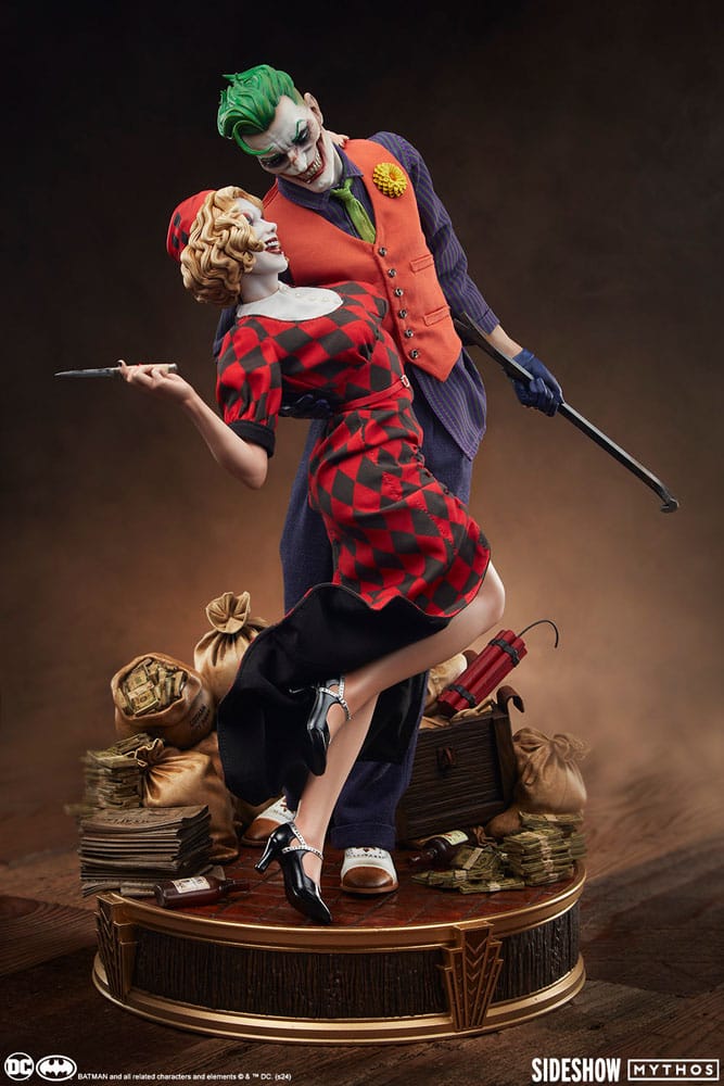 DC Comics Mythos Statue 1/5 The Joker and Harley Quinn: Lawless Love 41 cm - Versand: 5-7 Tage nach Bestellung