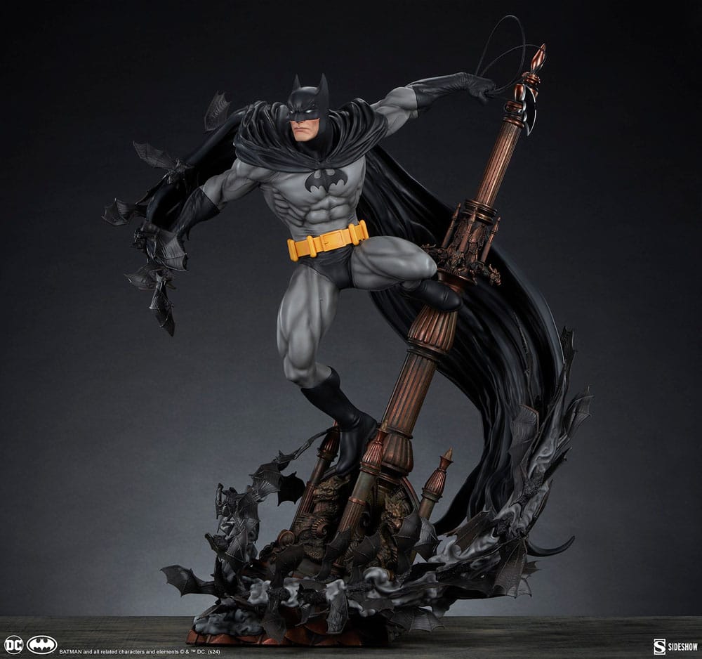 DC Comics Premium Format Statue Batman (Black Variant) Sideshow Exclusive 68 cm - Versand: 5-7 Tage nach Bestellung
