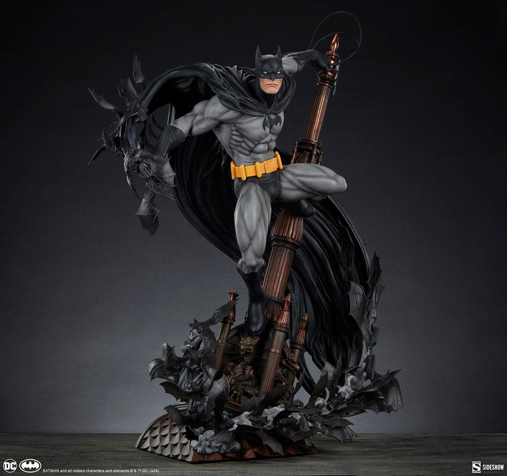 DC Comics Premium Format Statue Batman (Black Variant) Sideshow Exclusive 68 cm - Versand: 5-7 Tage nach Bestellung