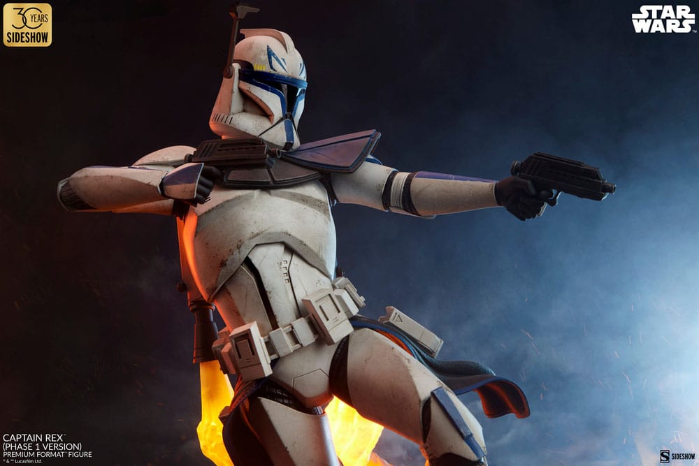 Star Wars Premium Format Figur Captain Rex (Phase 1 Version) Sideshow Exclusive 68 cm - Versand: 5-7 Tage nach Bestellung