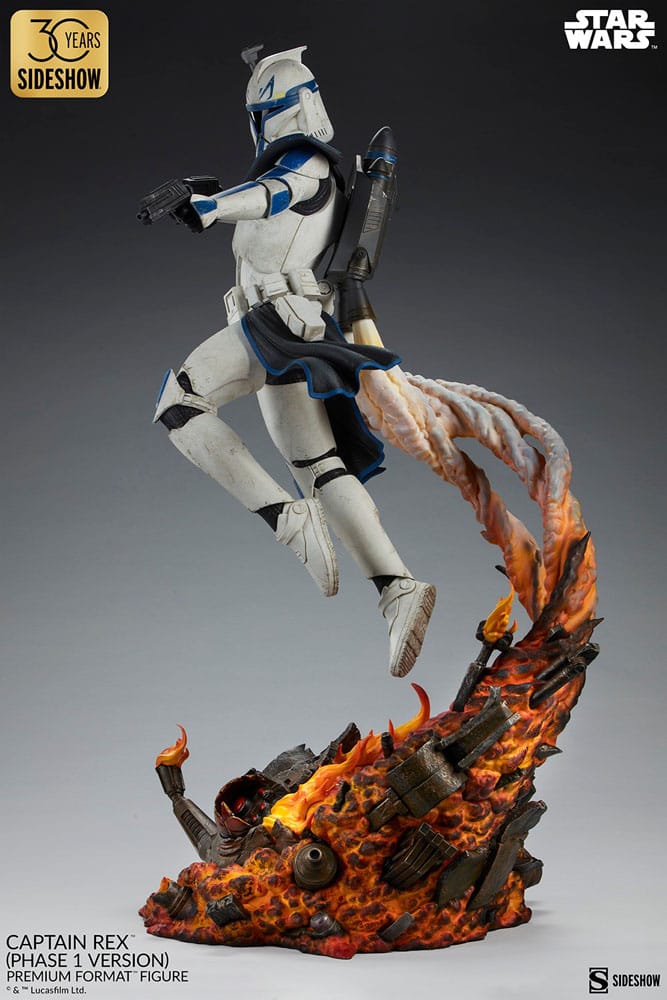 Star Wars Premium Format Figur Captain Rex (Phase 1 Version) Sideshow Exclusive 68 cm - Versand: 5-7 Tage nach Bestellung