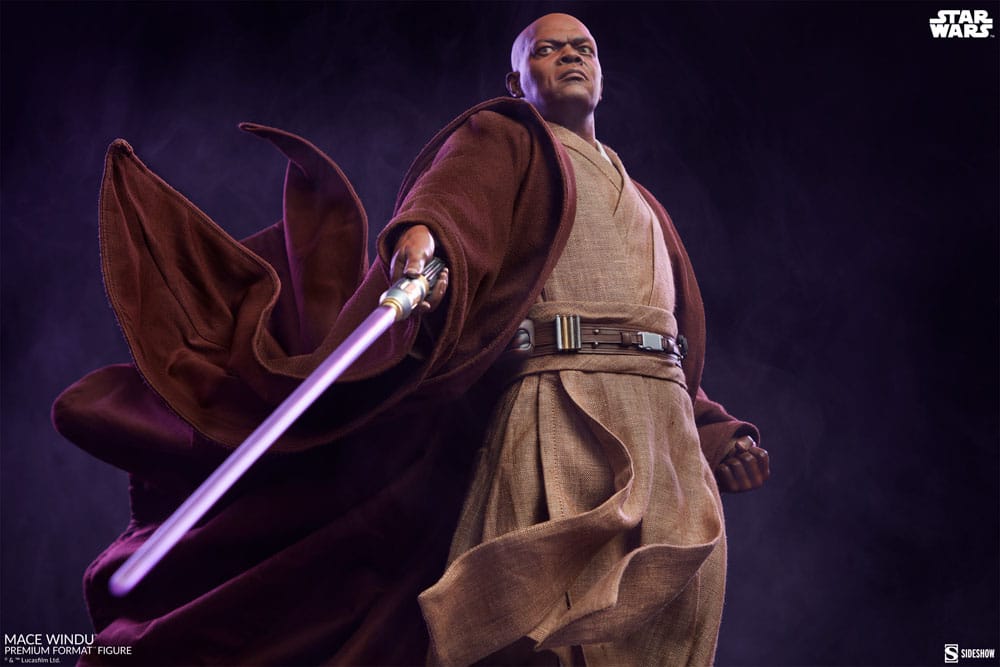 Star Wars Episode III Premium Format Figur Mace Windu 53 cm - Versand: 5-7 Tage nach Bestellung