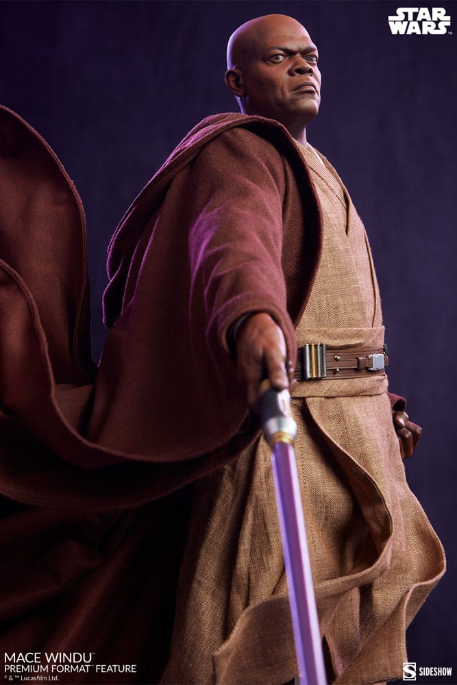 Star Wars Episode III Premium Format Figur Mace Windu 53 cm - Versand: 5-7 Tage nach Bestellung