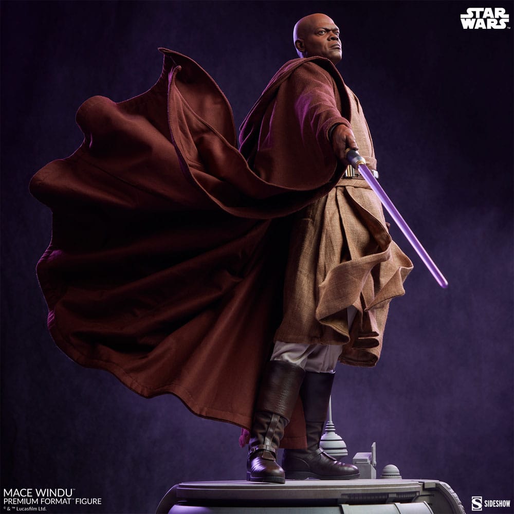 Star Wars Episode III Premium Format Figur Mace Windu 53 cm - Versand: 5-7 Tage nach Bestellung