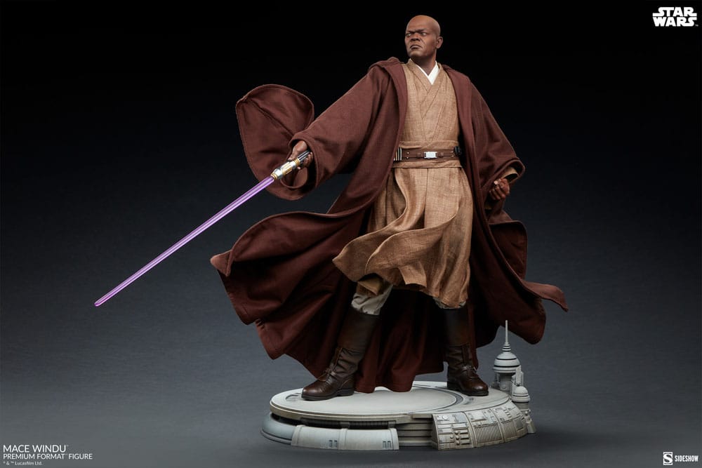 Star Wars Episode III Premium Format Figur Mace Windu 53 cm - Versand: 5-7 Tage nach Bestellung