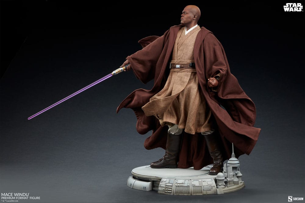 Star Wars Episode III Premium Format Figur Mace Windu 53 cm - Versand: 5-7 Tage nach Bestellung