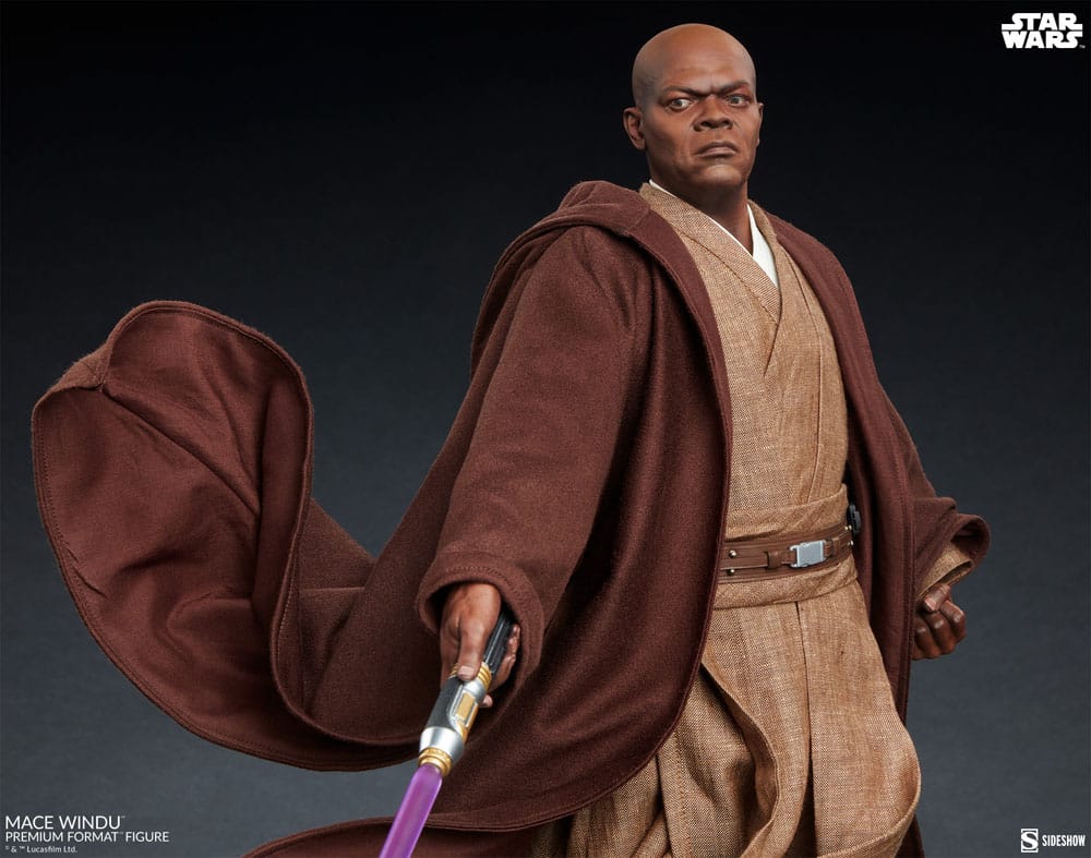 Star Wars Episode III Premium Format Figur Mace Windu 53 cm - Versand: 5-7 Tage nach Bestellung