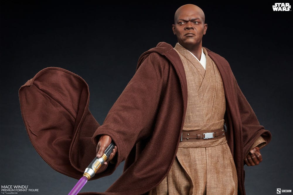 Star Wars Episode III Premium Format Figur Mace Windu 53 cm - Versand: 5-7 Tage nach Bestellung