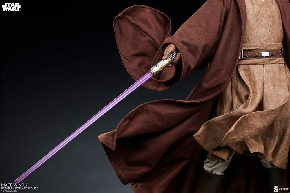 Star Wars Episode III Premium Format Figur Mace Windu 53 cm - Versand: 5-7 Tage nach Bestellung