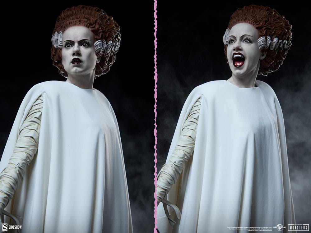Frankensteins Braut Premium Format Mixed Media Statue The Bride of Frankenstein (Fabric Costume) 55 cm - Preorder - ETA: 25.11.2026