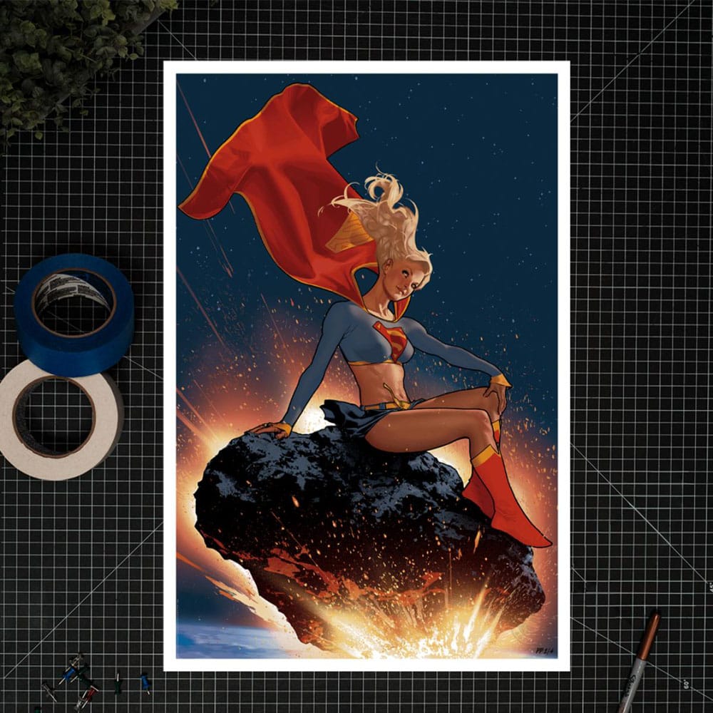 Supergirl and the Legion of Super-Heroes #23 (2006) Kunstdruck Supergirl 61 x 46 cm - ungerahmt - Preorder - ETA: 21.10.2025