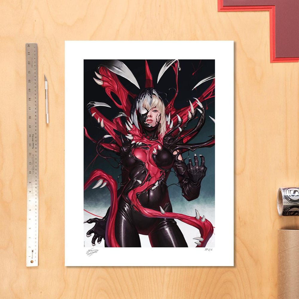 Marvel Kunstdruck Gwenom vs. Carnage (King in Black: Gwenom vs. Carnage #1 (2021)) 61 x 45 cm - ungerahmt - Preorder - ETA: 26.01.2026