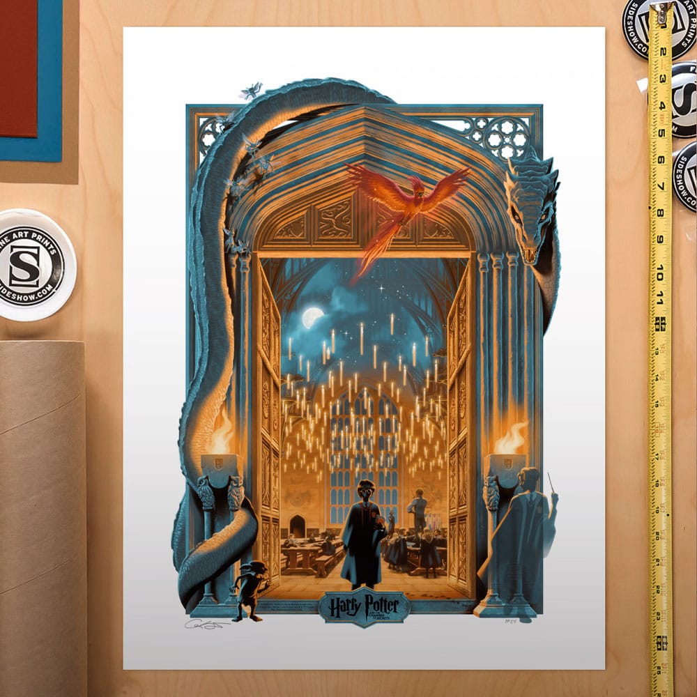Harry Potter Kunstdruck Harry Potter und die Kammer des Schreckens 46 x 61 cm - ungerahmt - Versand: 5-7 Tage nach Bestellung