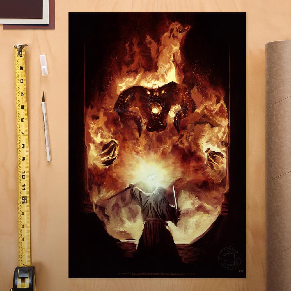 Der Herr der Ringe Kunstdruck The Flame of Anor 46 x 61 cm - ungerahmt - Versand: 5-7 Tage nach Bestellung