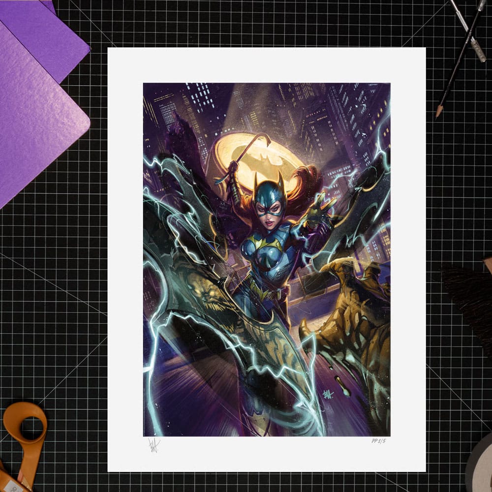 DC Comics Kunstdruck Batgirl 46 x 61 cm - ungerahmt - Versand: 5-7 Tage nach Bestellung