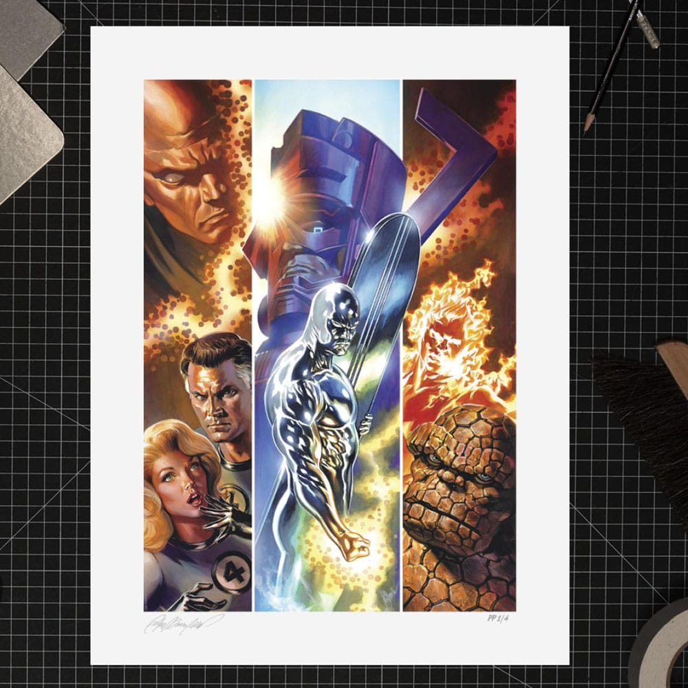 Marvel Fantastic Four #48 Kunstdruck Fantastic Four 61 x 46 cm - ungerahmt - Versand: 5-7 Tage nach Bestellung