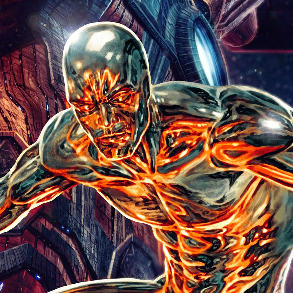 Marvel Kunstdruck Galactus and the Silver Surfer 61 x 41 cm - ungerahmt - Preorder - ETA: 26.01.2026