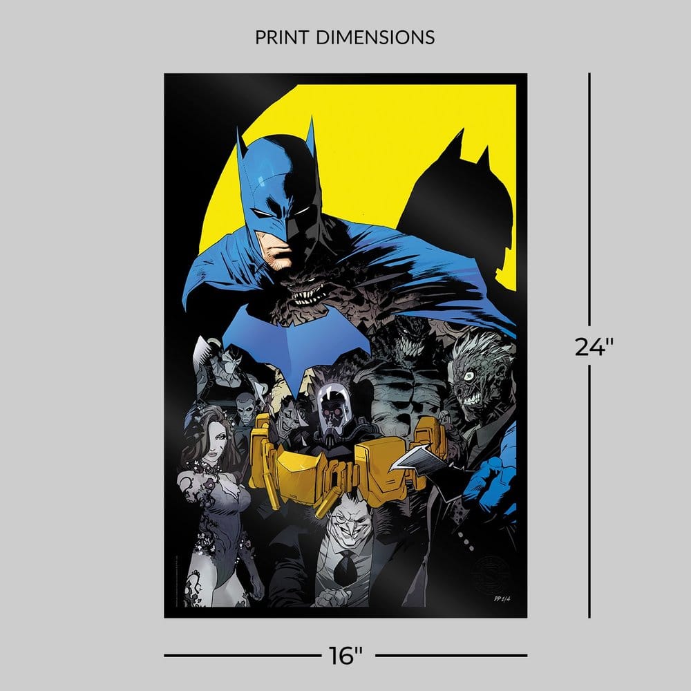 DC Comics Kunstdruck Batman #1 (High-Gloss Black Edition) 41 x 61 cm - ungerahmt - Preorder - ETA: 25.10.2026