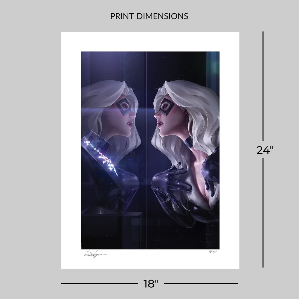 Marvel Kunstdruck Black Cat 46 x 61 cm - ungerahmt - Preorder - ETA: 25.09.2026