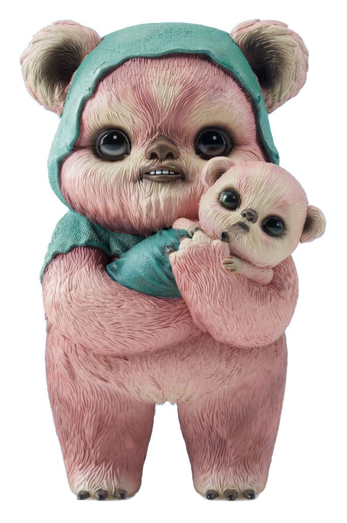 Star Wars Designer Statue Ewok by Mab Graves Pink Variant 18 cm - Versand: 5-7 Tage nach Bestellung