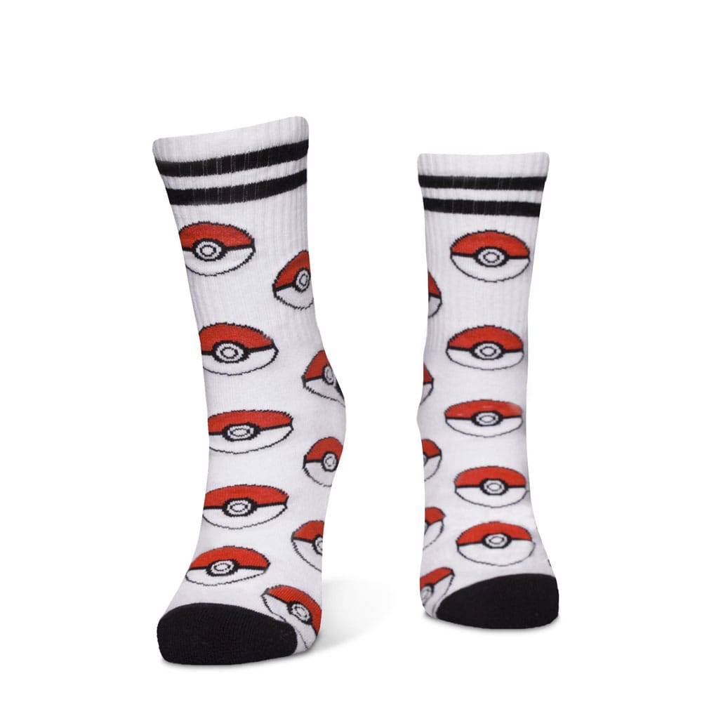 Pokemon Socken 3er-Pack Pikachu Pokeball 39-42 - Versand: 5-7 Tage nach Bestellung
