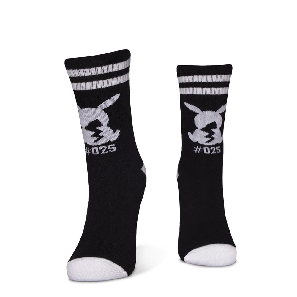 Pokemon Socken 3er-Pack Pikachu Pokeball 39-42 - Versand: 5-7 Tage nach Bestellung