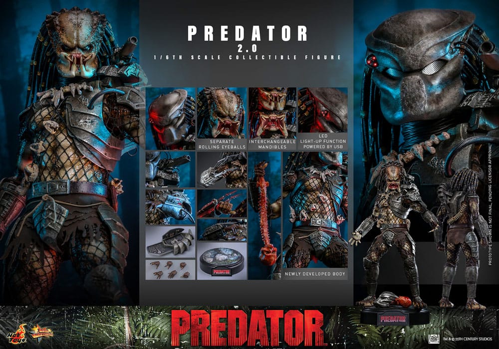 Predator Movie Masterpiece Actionfigur 1/6 Predator (2.0) 34 cm - Preorder - ETA: 25.09.2026