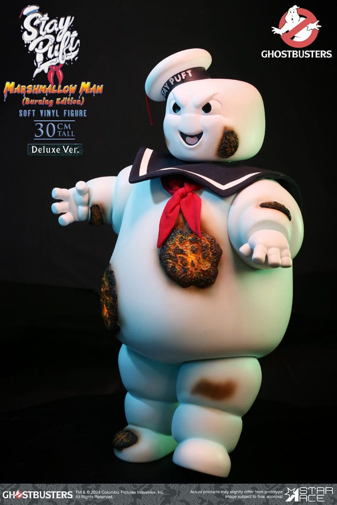 Ghostbusters Soft Vinyl Statue Stay Puft Marshmallow Man Burnign Edition Deluxe Version 30 cm - Versand: 5-7 Tage nach Bestellung