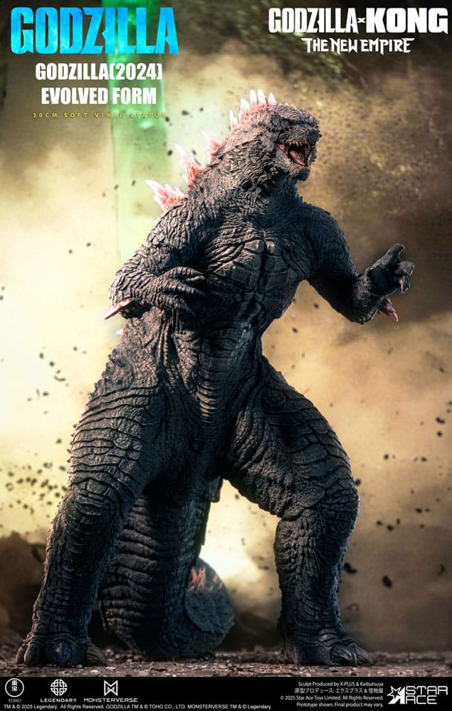 Godzilla vs. Kong: The New Empire Soft Vinyl Statue Godzilla (2024) Evolved Deluxe Version 30 cm - Preorder - ETA: 12.02.2026