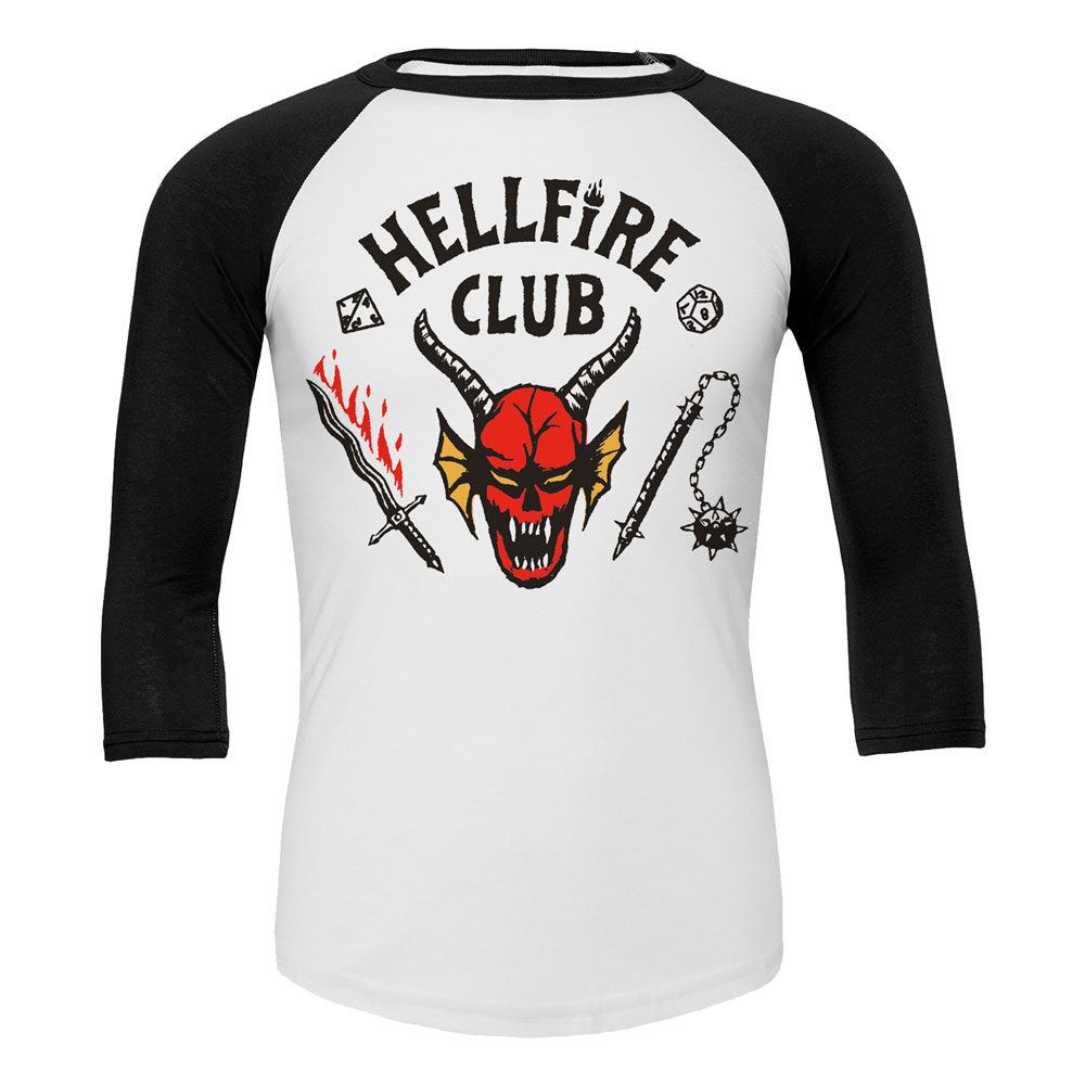 Stranger Things Sweatshirt Hellfire Club Crest Größe L - Versand: 7 Tage nach Bestellung