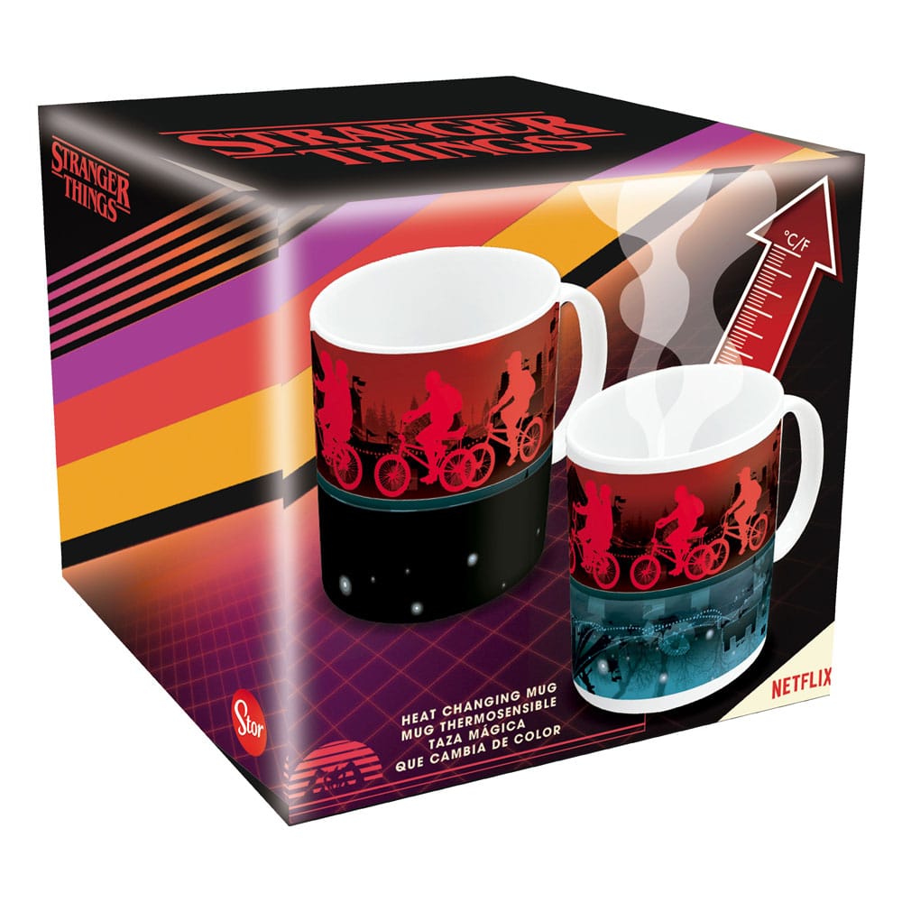 Stranger Things Tasse mit Thermoeffekt Upside Down 325 ml            - Preorder - ETA: 25.04.2026