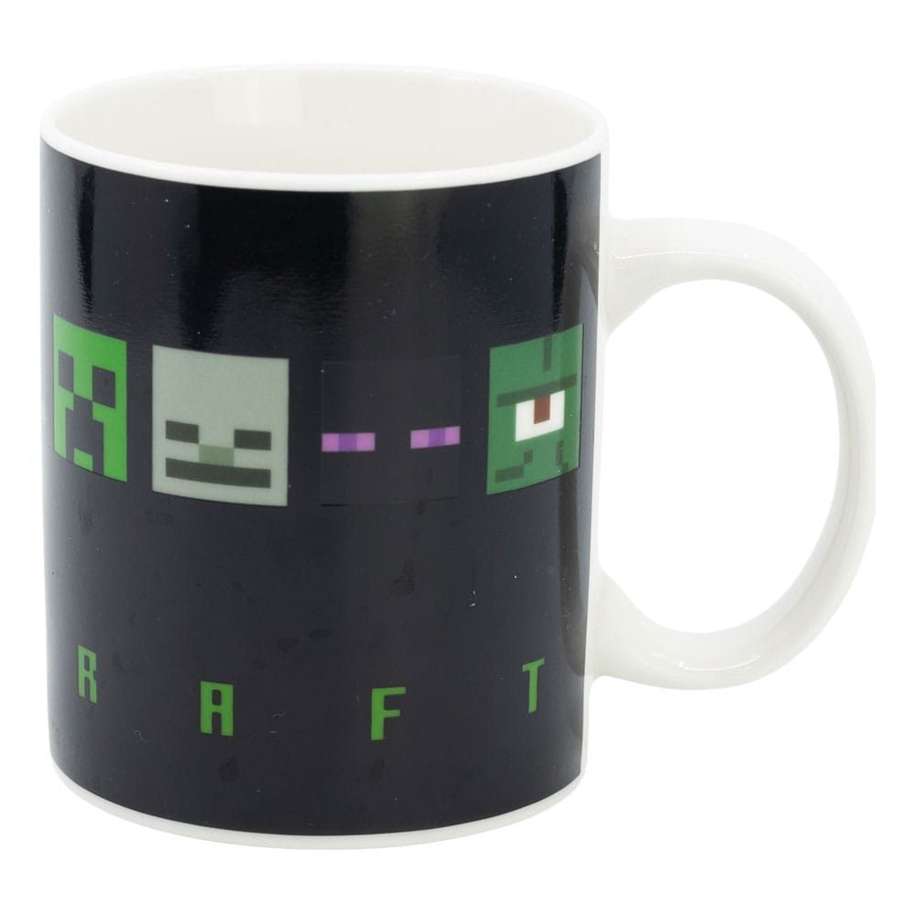 Minecraft Tasse mit Thermoeffekt Squared Pattern 325 ml - Versand: 5-7 Tage nach Bestellung