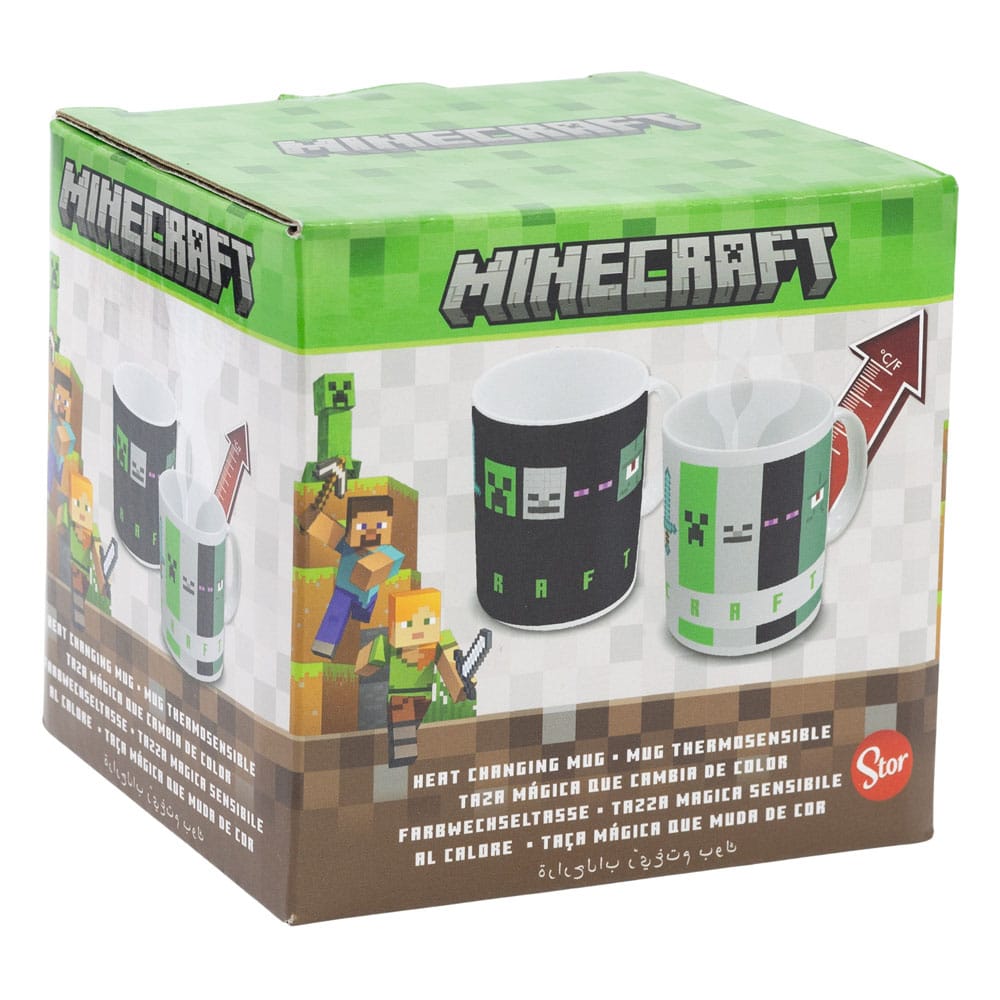 Minecraft Tasse mit Thermoeffekt Squared Pattern 325 ml - Versand: 5-7 Tage nach Bestellung