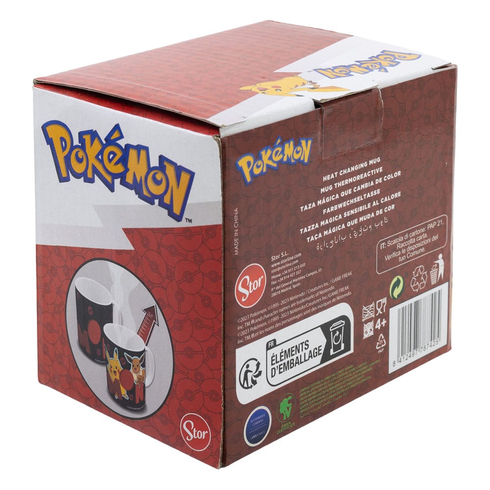 Pokémon Tasse mit Thermoeffekt 325 ml - Versand: 5-7 Tage nach Bestellung