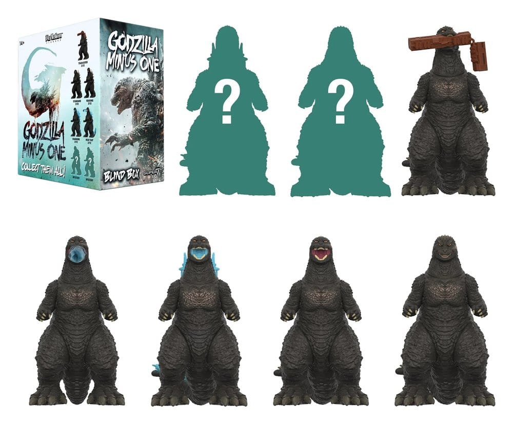 Godzilla Toho (Minus One)Actionfigur Blind Box Wave 8 Display (12) - Preorder - ETA: 04.10.2026