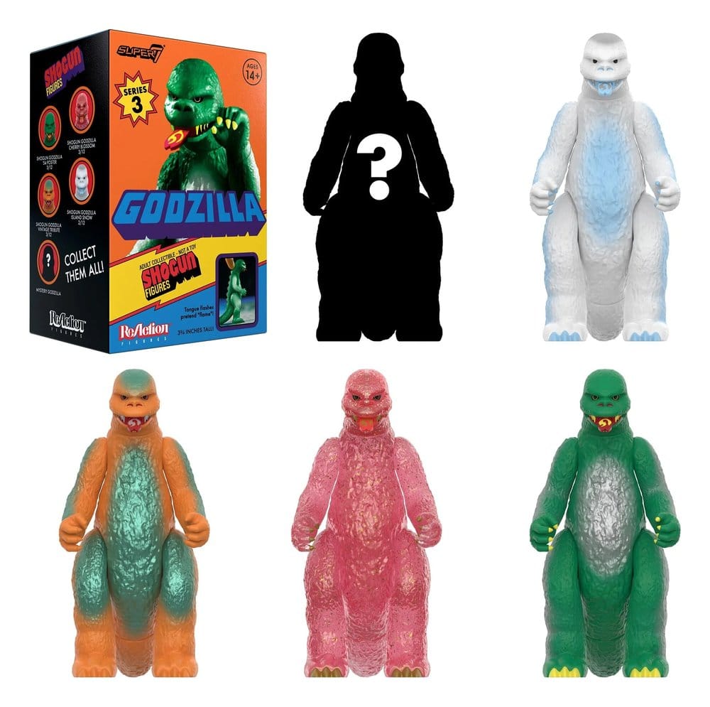 Godzilla Toho (Shogun V3) Actionfigur Blind Box Wave 9 Display (12) - Preorder - ETA: 04.10.2026